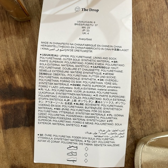 The Drop Gold heels - Picture 8 of 10